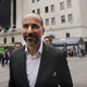Uber CEO Dara Khosrowshahi walks outside of the New York Stock Exchange on May 10, 2019